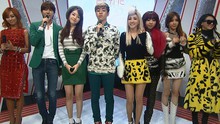  - 孝琳 & 2NE1 一位候补采访 人气歌谣 现场 13/12/08