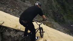 Man-made BMX Super Ramp Sebastian Keep Quarter Master