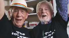 Sir Ian McKellen and Sir Derek Jacobi