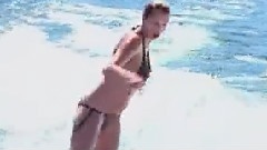 Hot Chick Wake Surfing