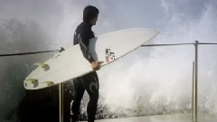 海滩冲浪