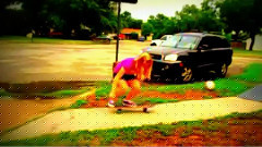 Girl Skateboarder