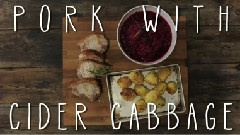 Pork With Cider Cabbage