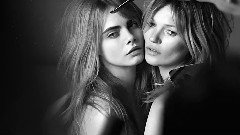 Kate Moss & Cara Delevigne - My Burberry香水广告幕后拍摄花絮
